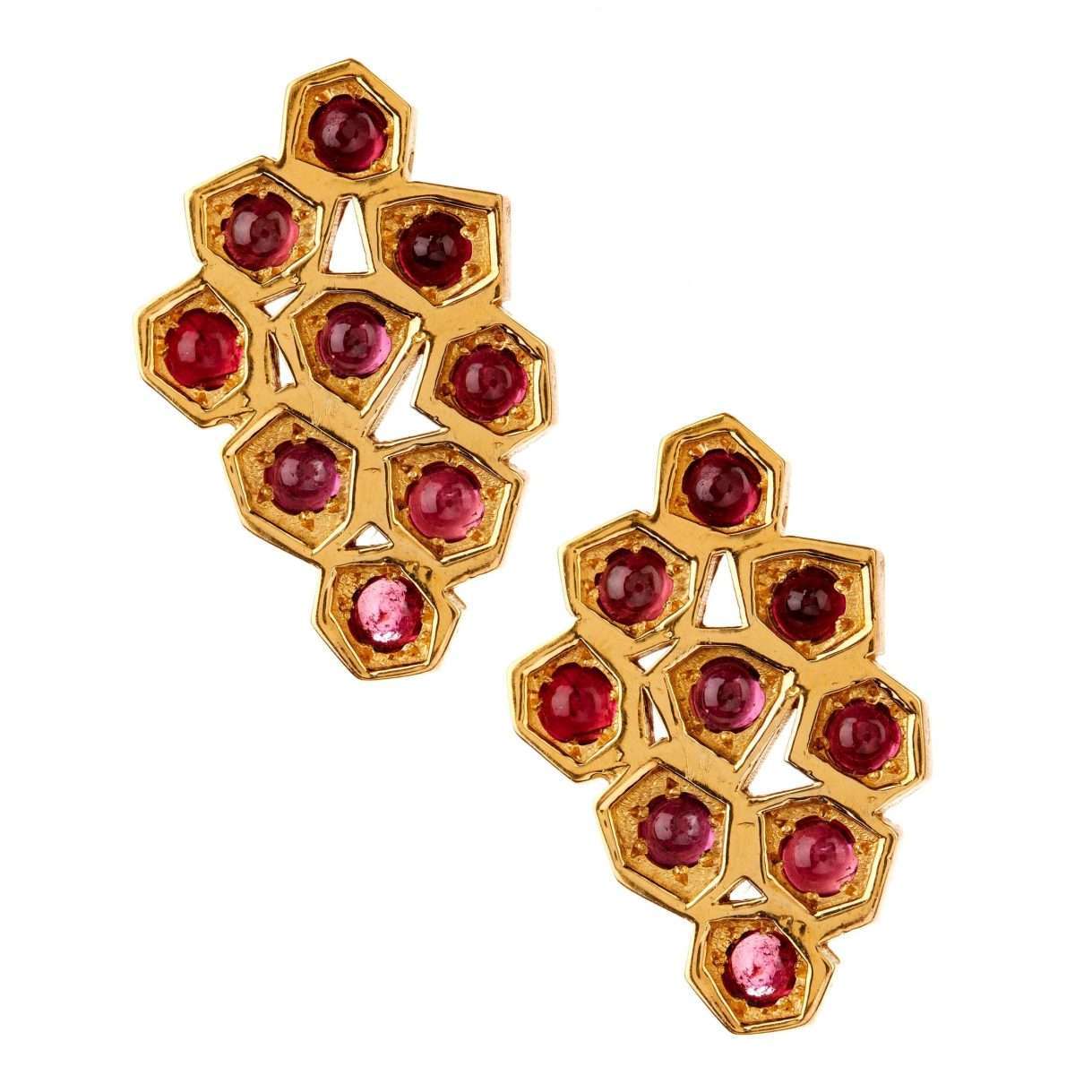 Honeycomb Cluster + Rubies